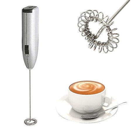 Handhållen mjölkskummare, elektrisk blender, portabel minimixer