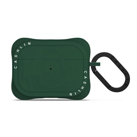 iPhone AirPods 4, Flydende Silikone Øretelefon Etui, Øretelefon Beskyttelsesetui (Grøn)