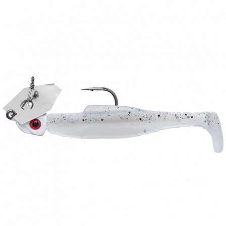 Z-man Diezel Chatterbait 1/4 Oz - Pearl Blue Glimmer (Silver Blade/Whi