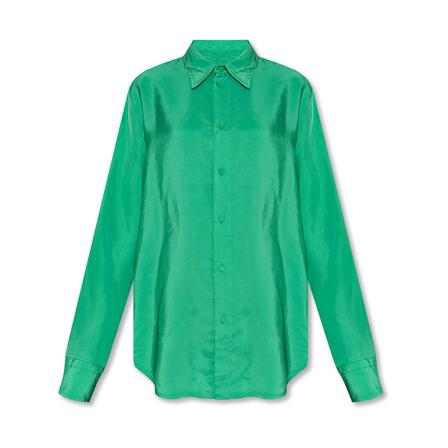 Bottega Veneta Shirts Grøn, Dame Skjorter, Størrelse: XS
