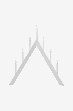 Jotex - Lysestake Arrow Hvit - Kjøp Adventsstaker hos Jotex