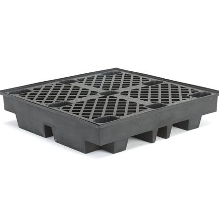 Überlaufpalette für 4 Fässer