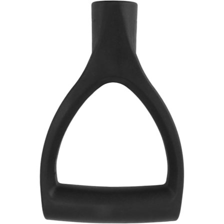 Kahva D-muotoinen sisähalkaisija 32 mm PVC-lapio lumikola vaihtokahva puutarhatarvikkeet lapiolle lumikauha kaivaminen voimatyökalut (musta)