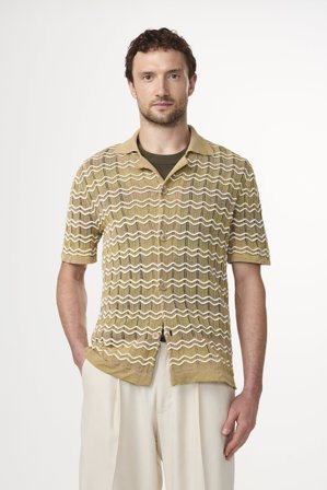 NN.07 Henry 6691 Cardigan Herren Multi Leinenmix