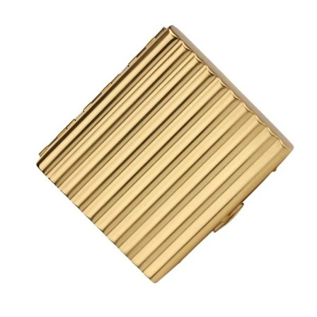 2025 Senaste Modell Bärbar Cigarettetui i Massiv Koppar för Fickan, Kapacitet för 20 Cigaretter av 70MM Handrullade Cigaretter med Presentförpackning 