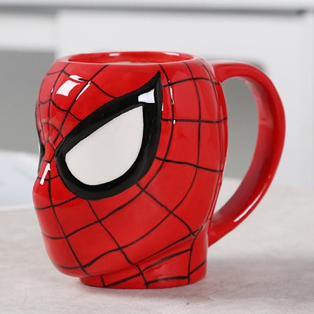 Avengers Keramisk Mugg Spider-Man Hulk Thor Iron Man Superman Keramisk Kaffeemugg Spider-Man