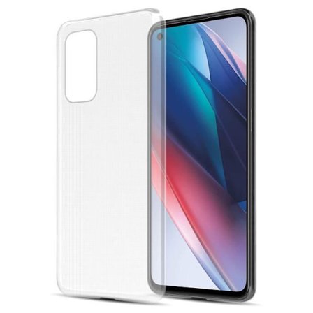 Fodral till Oppo FIND X3 LITE Skal i KOMPLETT TRANSPARENT Fodral Skydd Silikon TPU mobiltelefon