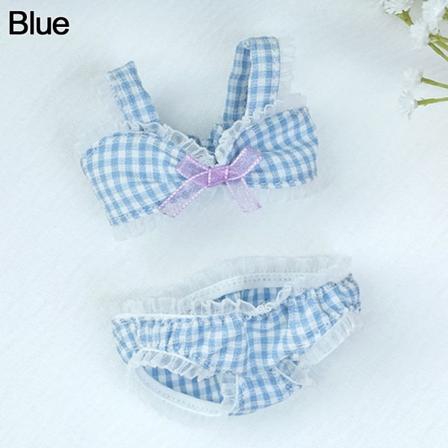 Nye Søte Klær 20cm Dukke Bikini BLÅ Blue