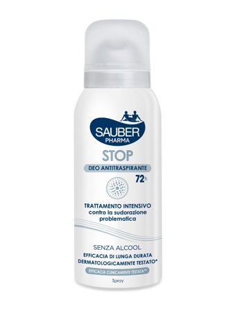 Sauber Stop Deodorante Antitraspirante 72h Spray 100ml