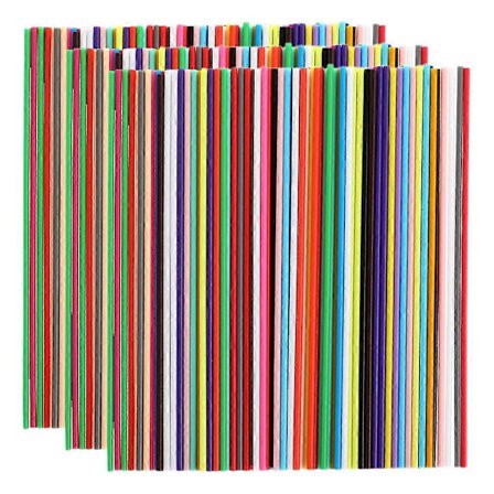 110 stk. Lavtemperatur PCL Filament Refill 22 Farger Kompatibel med 3Doodler Penn Refill for 3D-utskrift Penn for Barn Håndverk og Doodlin[D]