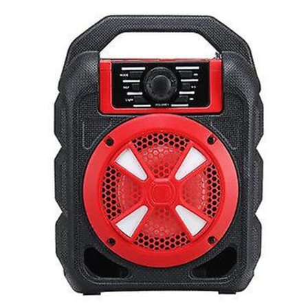 Bärbar 9W trådlös Bluetooth -högtalare Färgglad Light Hifi Stereo Outdoor