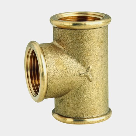 Raccordo a T per tubi Maestrini TEE Female/Female/Female, ottone, 1/4" G (BSP) (interno)