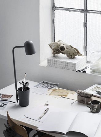 Buddy bordlampe H49 - mørkegrå