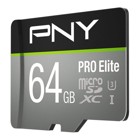 PNY PRO Elite - flashminnekort - 64 GB - microSDXC UHS-I