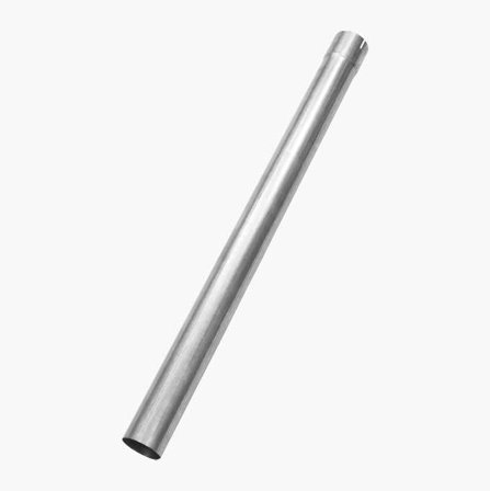 Rakt rör med muff 1 m 76 mm - Biltema