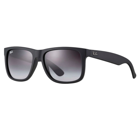 Ray-Ban Justin Rubber Black Light Grey Gradient Dark Grey