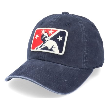 American Needle - Blå unconstructed Keps - Minor League Archive Navy Dad Cap @ Hatstore
