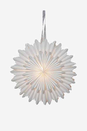 Jotex - Papirstjerne krystall 50cm Hvit - Kjøp Julestjerner hos Jotex