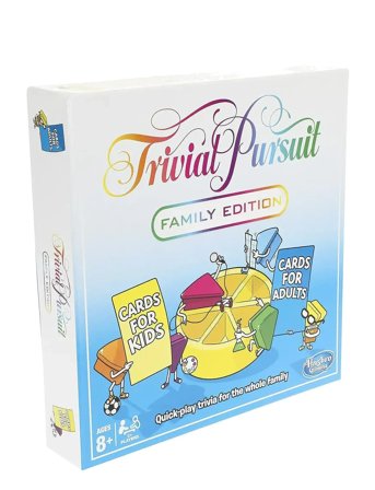 Hasbro Gaming | Trivial Pursuit Family Edition Board Game Trivia | DANISH