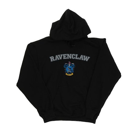 Harry Potter Pojkar Ravenclaw Crest Hoodie 7-8 År Svart