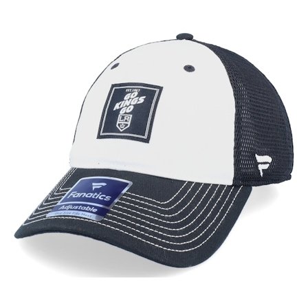 Fanatics - NHL Svart trucker Caps - Los Angeles Kings Block Party Black/White Trucker @ Hatstore