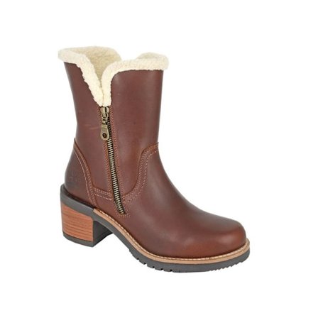 Woodland Dam/Dam Twin Zip Läder Ankel Boots 6 UK Brun