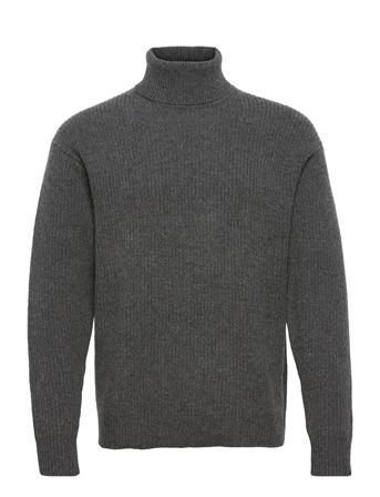 Logan Turtle Neck 14004 Knitwear Turtlenecks Grå Samsøe Samsøe