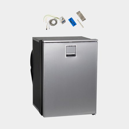 Kylskåp med kompressor Isotherm Cruise CR65 Elegance SEC (med Smart Energy Control), 12V / 24V, dörr, 65 liter (varav 4 liter frysfack), silver fron