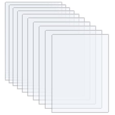 10 stk. gennemsigtig DIY akrylplade fotoramme akrylpanel håndværksprojekt akrylplade (17,50X12,50X0,10CM, som vist på billedet)