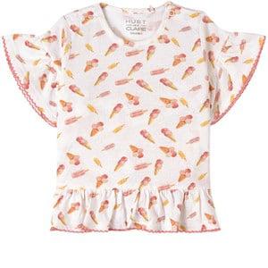 Hust&Claire White Mella T-shirt And Shorts Set 80 cm (9-12 Months) - Clothing sets - 80 cm (9-12 Months) - White