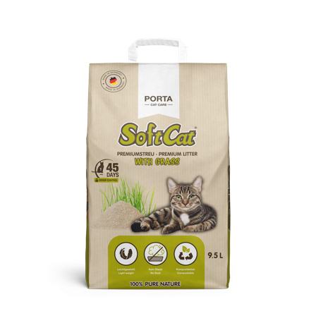 SoftCat - Soft Cat Natural & Light 9,5 L - Katt - Kattesand & kattestrø - Økologisk kattesand og kattestrø - ZOO.no