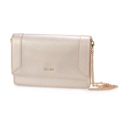 Liu Jo 529 Crossbody Tas , Beige , Dames , Maat: ONE Size Schoudertassen