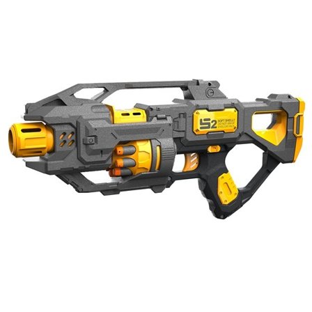 Blaze Storm Soft Ball Gun, jossa on 20 vaahtomuovipalloa ja nopea laukaisutoiminto