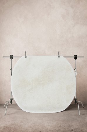 Jotex - Luggteppe Ø 160 Cm Polyester White mdf / metall MOLLIS - Kjøp Lugg- & ryetepper hos Jotex