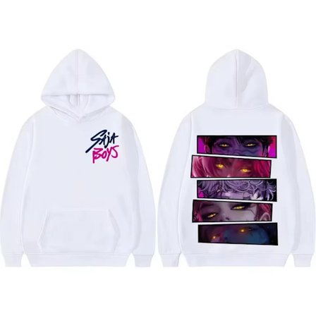 Kpop Demon Hunters Tröja Långärmad Dam Mode Hoodie