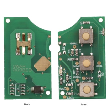 3-painikkeinen taittuva kauko-ohjain auton avain VW PASSAT Polo Skoda Seat Polo/Golf/Beetle 1K0959753G 434Mhz ID48