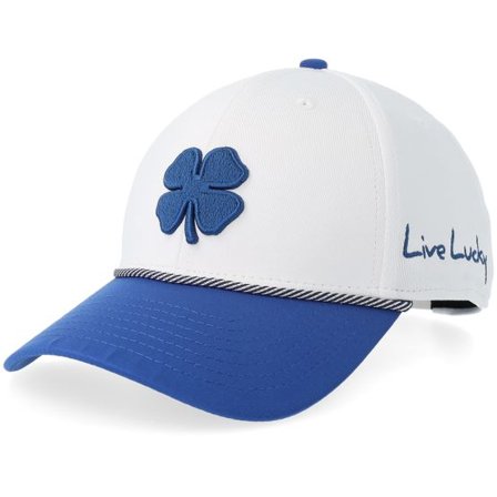 Black Clover - Vit adjustable Keps - Premium Clover 166 Hat White/Blue Adjustable @ Hatstore