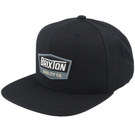 Brixton - Černá snapback Kšiltovka - Regal Black Snapback @ Hatstore