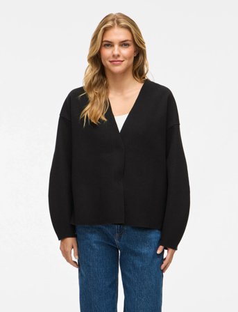 Vila Vijuice Loose L/S Jacket - Noos - Black - 38