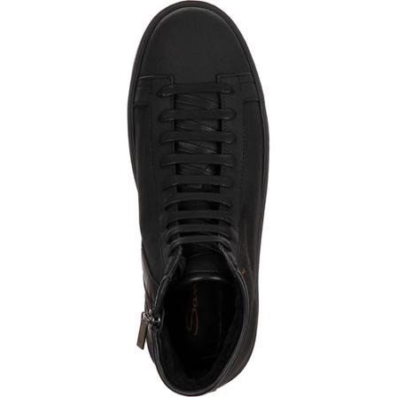 Santoni, Shoes Czarny, Mężczyzna, Rozmiar: 41 1/2 EU