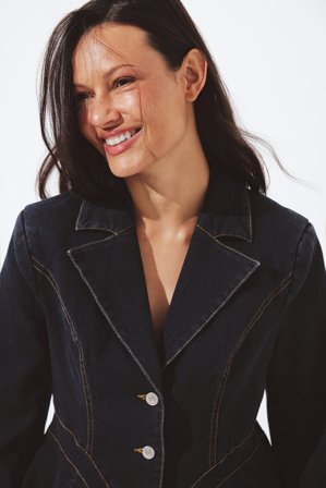 Handpicked x NA-KD Blazer aus Denim - Blazer - Blau - EU 32