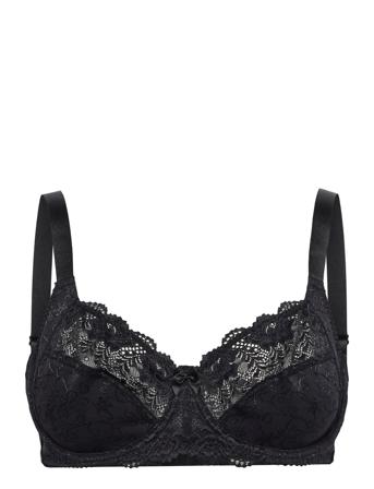 Philippa Non Padded Unlined Bra Lingerie Bras & Tops Full Cup Bras Sort Dorina
