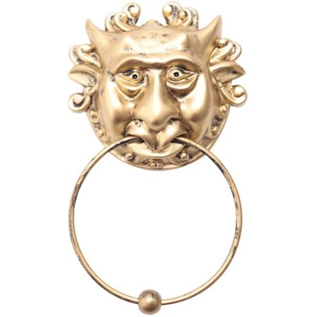 Ovikolkutin Vintage Satyyripallot Ripustettava Ovikellon Ripustin Hauska Koputuskoristeet Sisäpuolinen Kolkutin Seinätaide Deko - A