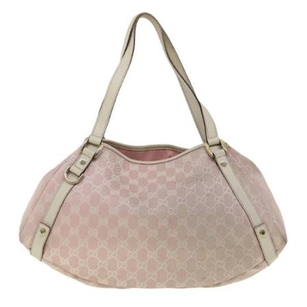 Gucci Vintage, Pre-owned Canvas gucci-bags Roze, Dames, Maat:ONE Size,leer