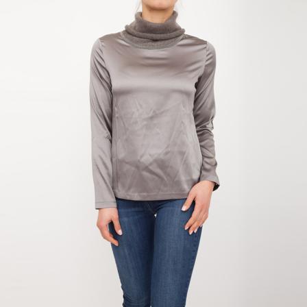 Fabiana Filippi Turtlenecks Grå, Dame Rullekraver