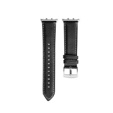 Armband i äkta läder för Honor Watch 5 Black