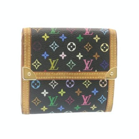 Louis Vuitton Vintage, Pre-owned Canvas Wallet Zwart, Dames, Maat:ONE Size