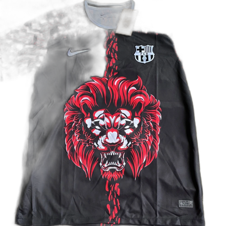 FC Barcelona x Nike svart lejontröja