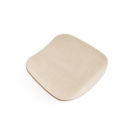 Sitz für Klassenzimmerstuhl YNGVE, Kufengestell, Birke, Größe 4-5