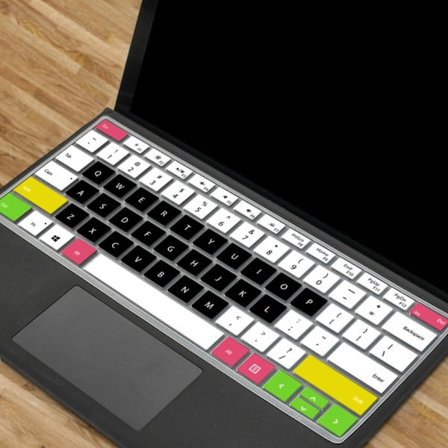 Keyboard Cover Laptop FEM-FARVE SORT FEM-FARVE SORT